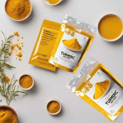 TURMERIC FACIAL WAX -  Pack 0f 3