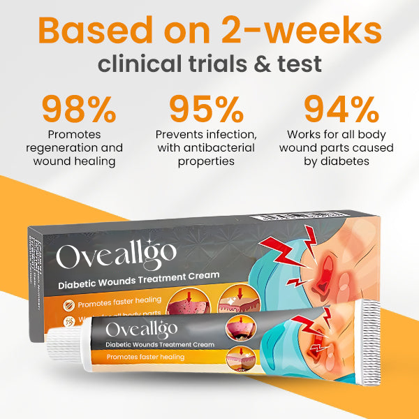 Oveallgo™ Diabetic Wounds Treatment Cream - Buy 1 Get 1 Offer