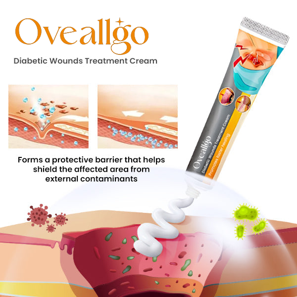 Oveallgo™ Diabetic Wounds Treatment Cream - Buy 1 Get 1 Offer