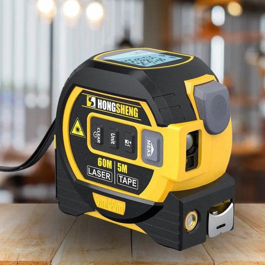 3 in 1 Digital Distance Range Multipurpose Laser Measure Tape ( BUY 1 GET 1 FREE )