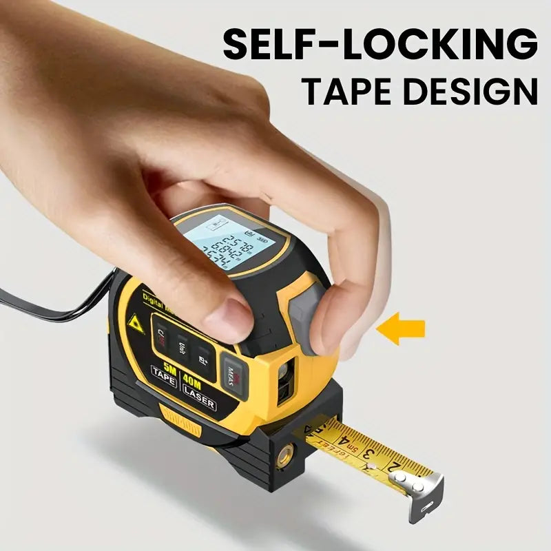 3 in 1 Digital Distance Range Multipurpose Laser Measure Tape ( BUY 1 GET 1 FREE )